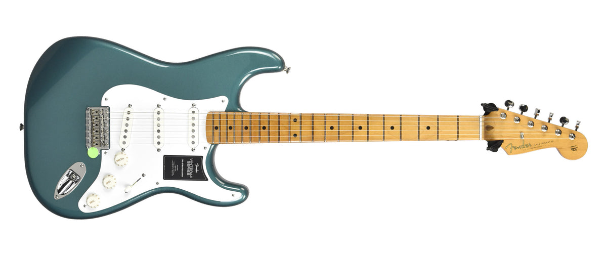 ギター Fender Mexico Vintera II 50s Turquoise Beacock Music - Fender Vintera II '50s Stratocaster Electric