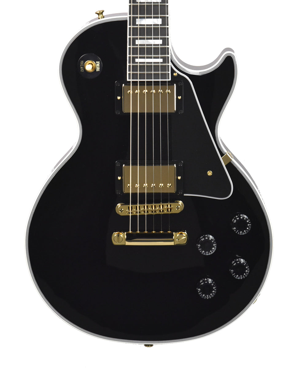 ギター Gibson CS LesPaul Custom Gibson Custom Les Paul Custom Electric Guitar in Ebony CS501867