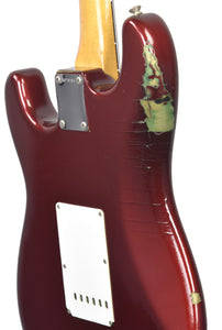Used 1987 Fender American Vintage 1962 Stratocaster in Candy Apple Red V028984 - The Music Gallery