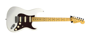 Used 2021 Fender American Ultra Stratocaster HSS Electric Guitar in Arctic Pearl US210013082 - The Music Gallery
