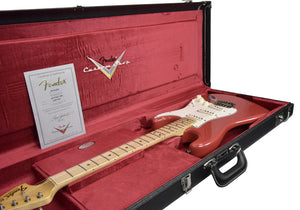 Fender Custom Shop 69 Stratocaster Journeyman Relic in Fiesta Red CZ577147 - The Music Gallery