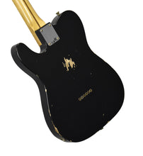 Fender Custom Shop 50s Telecaster Relic 1 Piece Body in Black R136459 - The Music Gallery