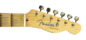 Fender Custom Shop 50s Telecaster Relic 1 Piece Body in Daphne Blue R136303 - The Music Gallery