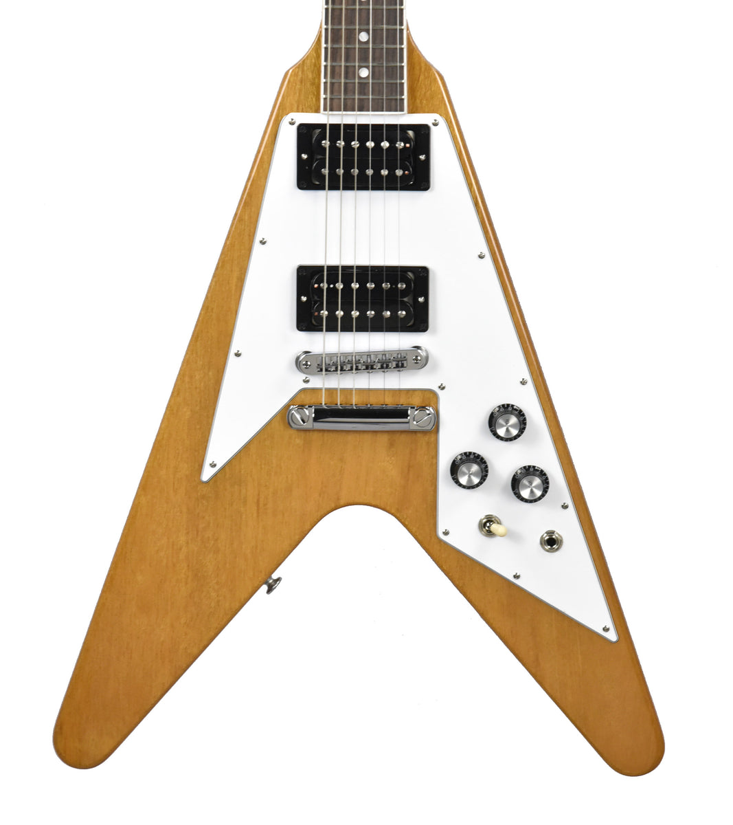 Gibson 70s Flying V in Antique Natural 210840118 | The Music
