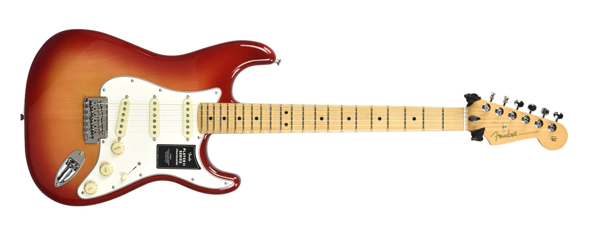★Fender Player II Stratocaster Fender Player II Stratocaster in Aged Cherry Burst MX25162056– The