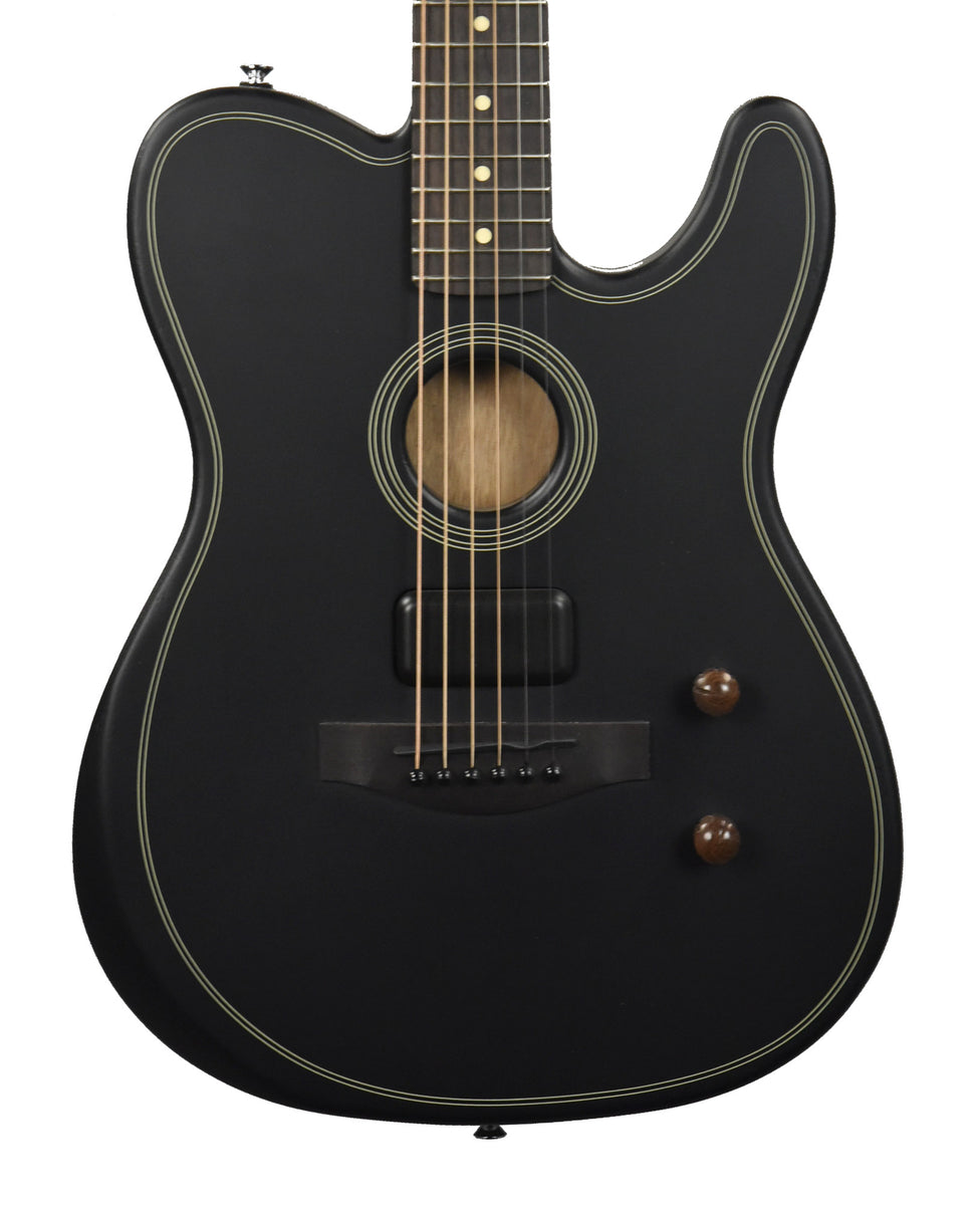 Fender Acoustasonic Standard Telecaster in Black IWF26001735– The