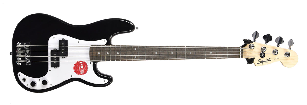 Squier Mini Precision Bass in Black ICSI24020450 | The Music Gallery