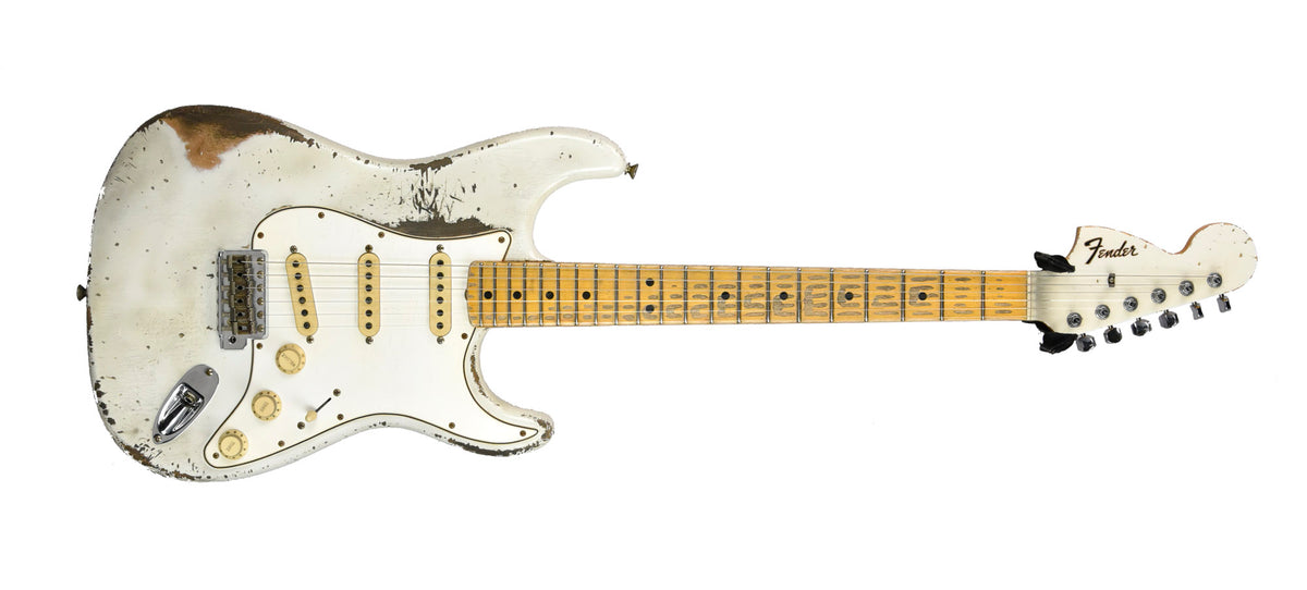 Fender Custom Shop 1969 Stratocaster Heavy Relic Masterbuilt by Jason Smith  in Olympic White R128526