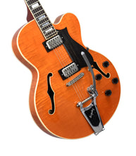 Used 2017 Heritage Kenny Burrell Groove Master Electric Guitar in Vintage Orange AH22808 - The Music Gallery