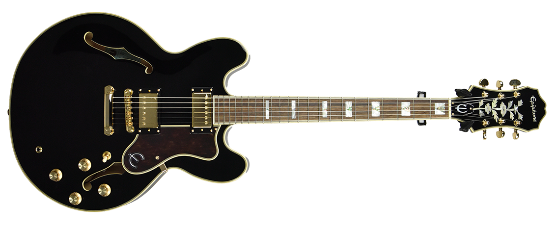 Epiphone Sheraton II Pro Electric Guitar in Ebony 21111536625