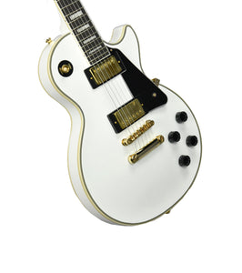 Epiphone Les Paul Custom Electric Guitar in Alpine White 22031528920 - The Music Gallery