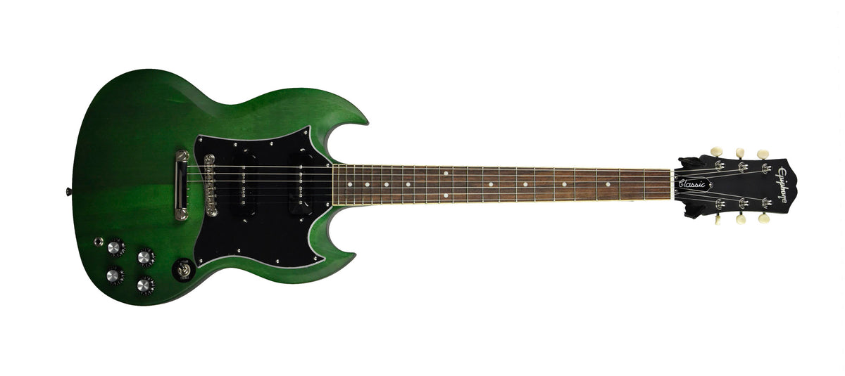 【希少】 Epiphone SG Classic Worn P90 Green Epiphone SG Classic Worn P-90s Electric Guitar Inverness
