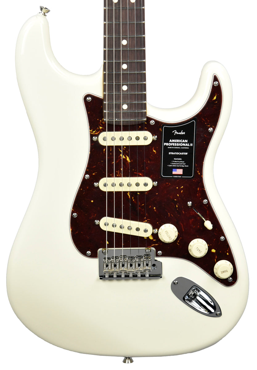 Fender American Professional II Stratocaster in Olympic White 