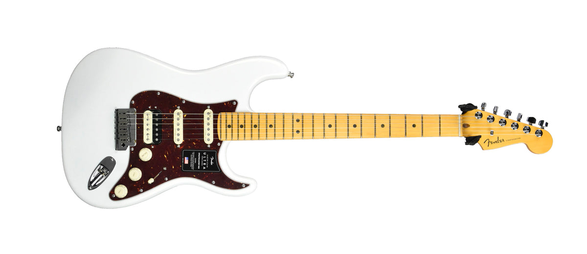 Fender American Ultra Stratocaster HSS in Arctic Pearl US22042120