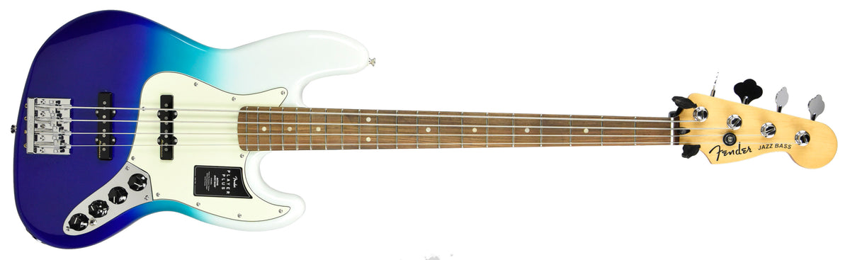 ベース Fender Mexico Player Plus Jazz Bass Fender Player Plus Jazz Bass (MEX, MN) - olympic pearl Solid