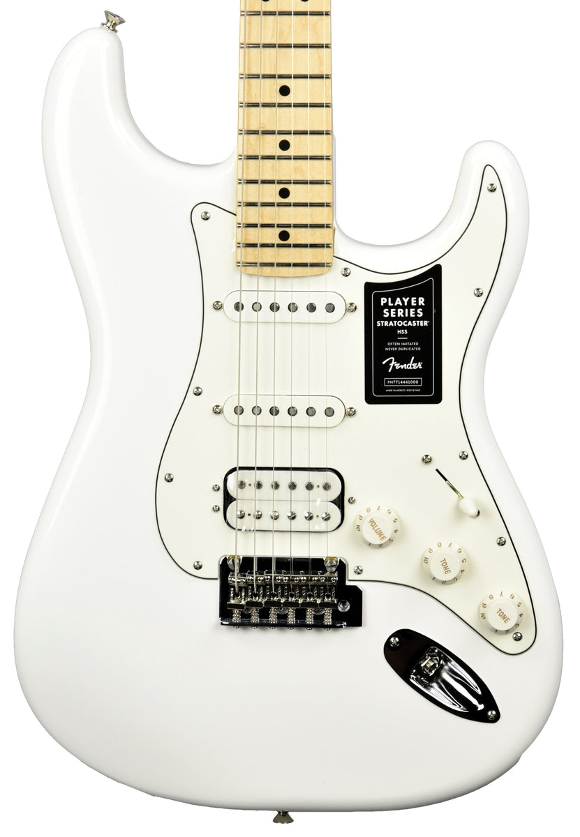 Fender Player Stratocaster HSS in Polar White MX21098440