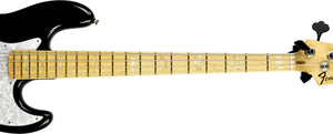 Fender U.S.A. Geddy Lee Jazz Bass in Black US22099625 - The Music Gallery