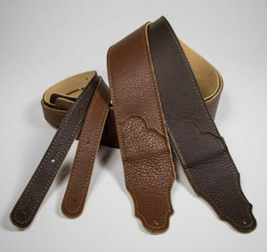 Franklin 3" Original Natural Glove Leather Guitar Strap - The Music Gallery