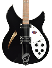 Rickenbacker 330/12 String Electric Guitar in Jetglo 2212738 - The Music Gallery