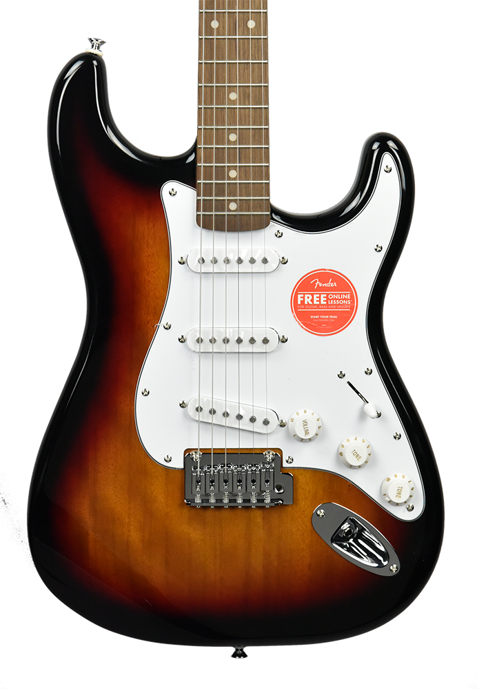 Squier Affinity Series Stratocaster in 3-Color Sunburst CSSG21023269 - The Music Gallery