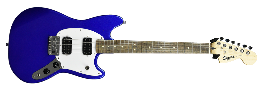 Squier Bullet Mustang HH Electric Guitar in Imperial Blue ICSA22000573