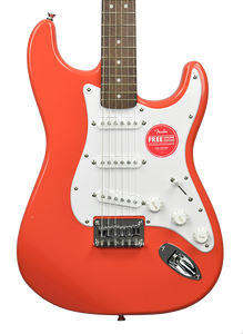 Squier Bullet Stratocaster HT in Fiesta Red ICSA22002153 - The Music Gallery