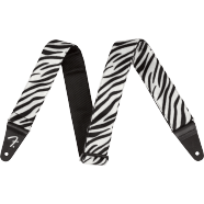 Fender Wild Animal Print 2" Guitar Strap Zebra