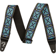 Fender  Pasadena Woven Guitar Strap Blue Snowflake 2"