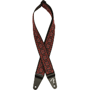 Fender Pasadena 2" Woven Guitar Strap Lattice Red