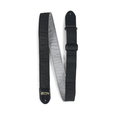 Martin Sea Wool Guitar Strap in Charcoal Tweed 18A0148 - The Music Gallery