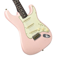 Fender Custom Shop 63 Stratocaster Journeyman in Faded Shell Pink R133234 - The Music Gallery