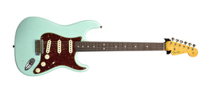 Fender Custom Shop 63 Stratocaster Journeyman Relic in Surf Green R125544 - The Music Gallery