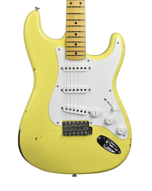 Fender Custom Shop Ancho Poblano Stratocaster Relic in Grafitti Yellow CZ577285