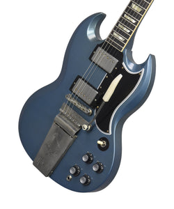 Gibson Custom Murphy Lab 1964 SG Standard Reissue with Maestro Ultra Light Aged in Pelham Blue 400484 - The Music Gallery