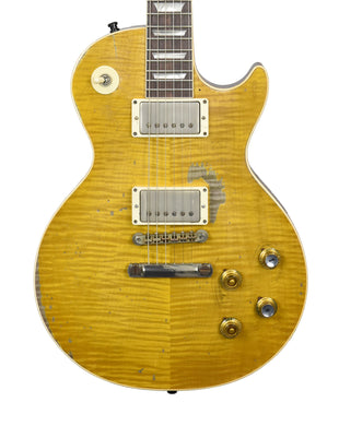 Gibson Custom Kirk Hammett Greeny '59 Les Paul Standard Ultra Heavy Aged in Greeny Burst 941671 - The Music Gallery