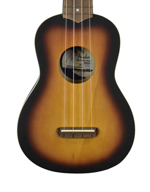 Fender California Coast Venice Soprano Ukulele in 2-Color Sunburst CYN2307250