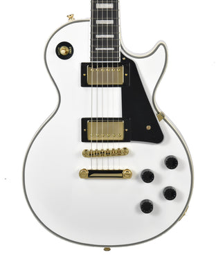 Epiphone Les Paul Custom Electric Guitar in Alpine White 24091531496