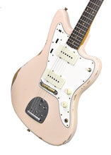 Fender Custom Shop 63 Jazzmaster Relic in Faded Aged Shell Pink CZ584937 - The Music Gallery