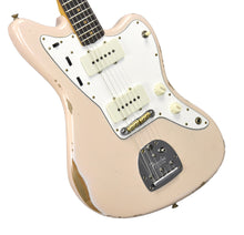Fender Custom Shop 63 Jazzmaster Relic in Faded Aged Shell Pink CZ584937 - The Music Gallery