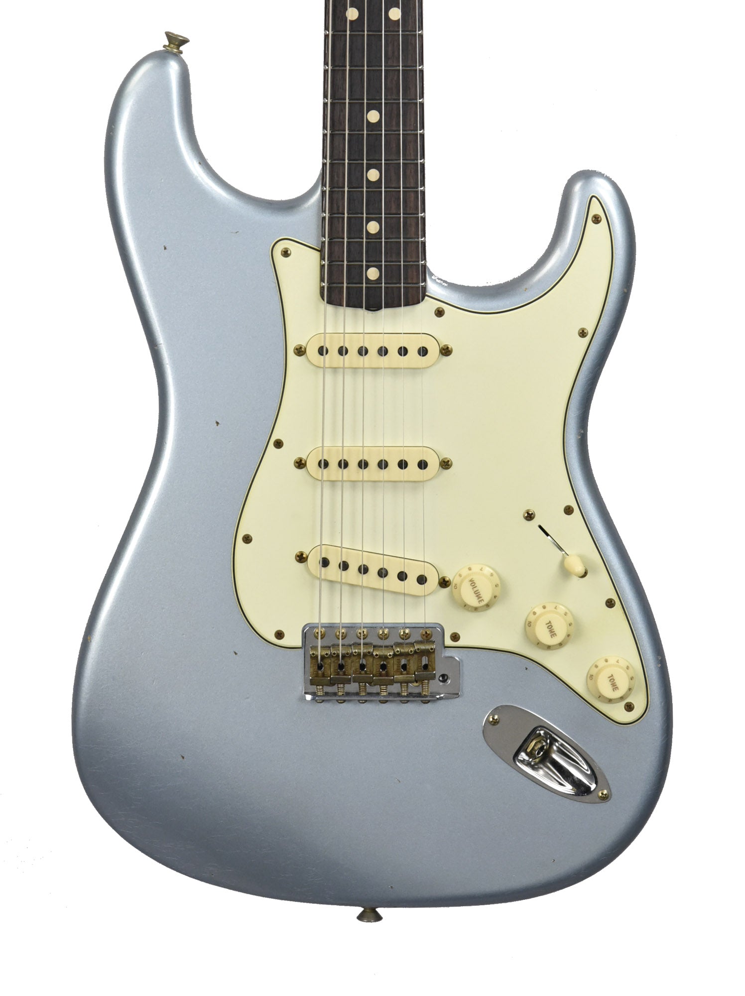 Fender Custom Shop 63 Stratocaster Journeyman Relic in Ice Blue