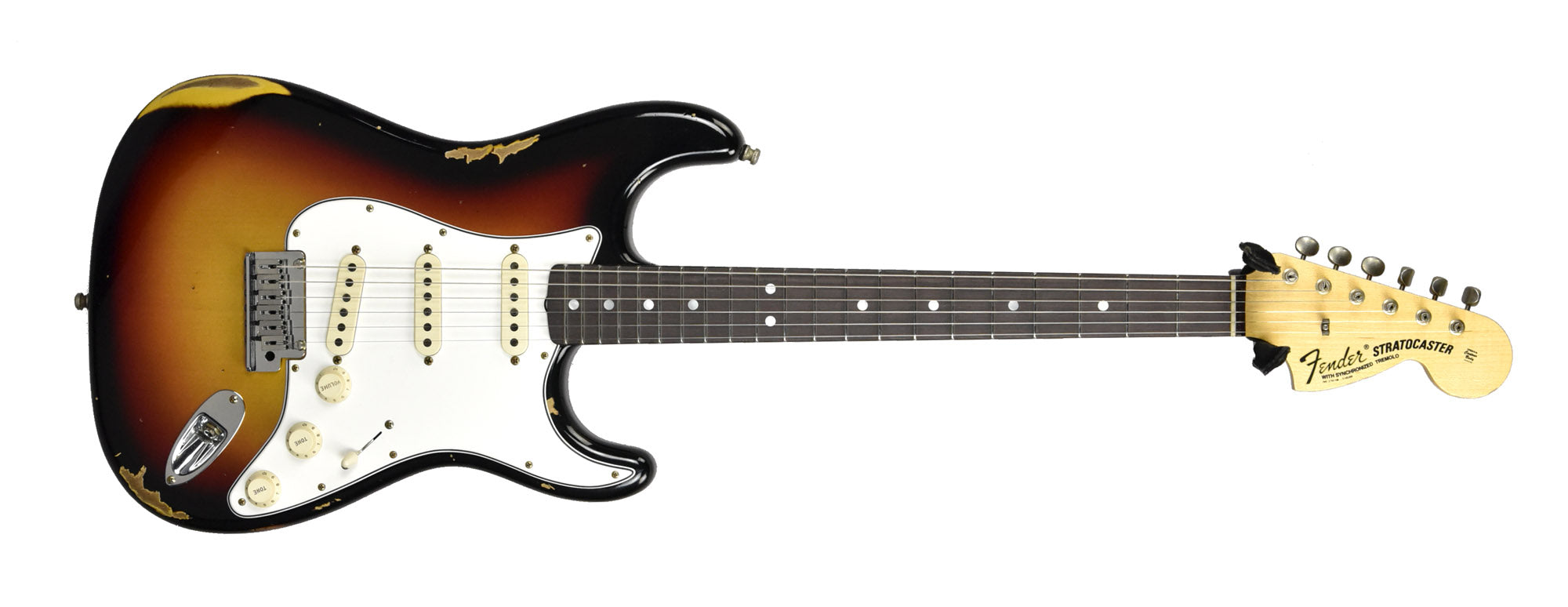 ★★Custom RelicVintageC.A.R Stratocaster★ Fender Custom Shop Strat Pro 2025 Relic in 3-Color Sunburst 16466