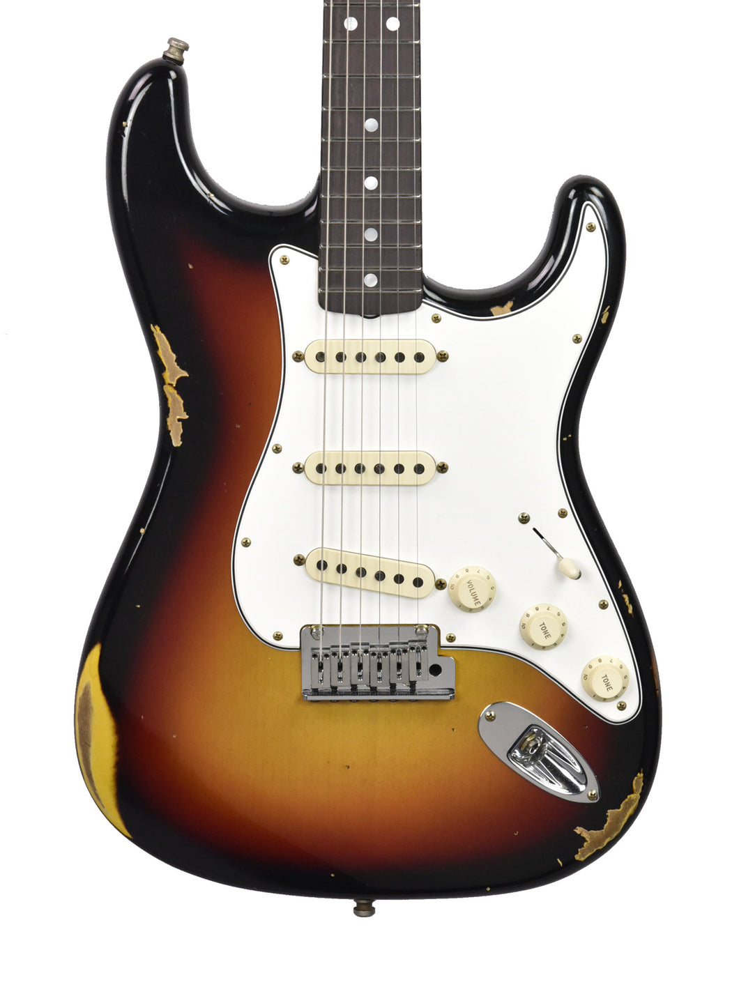 Fender Custom Shop Strat Pro 2025 Relic in 3-Color Sunburst 16466 - The Music Gallery