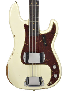 Fender Custom Shop 60 P Bass Relic in Super Faded Aged Olympic White CZ552356
