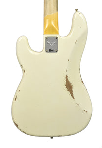 Fender Custom Shop 60 P Bass Relic in Super Faded Aged Olympic White CZ552356
