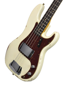 Fender Custom Shop 60 P Bass Relic in Super Faded Aged Olympic White CZ552356