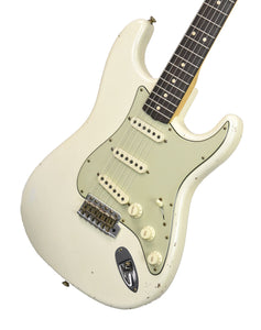 Fender Custom Shop Masterbuilt 63 Stratocaster Journeyman Relic by Yuriy Shishkov in Aged Olympic White R145106
