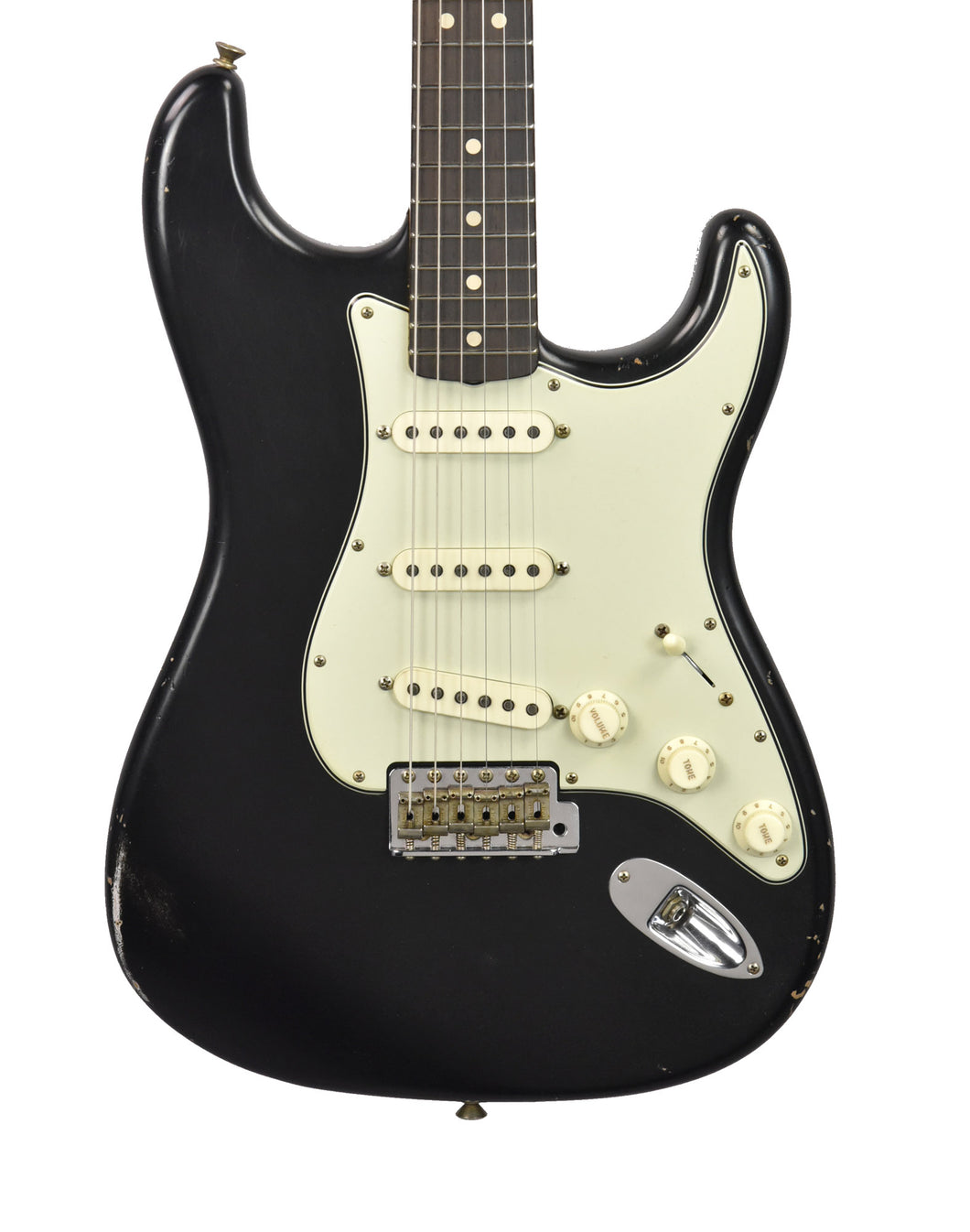 Fender Custom Shop Masterbuilt 63 Stratocaster Journeyman Relic by Yuriy Shishkov in Black R143688
