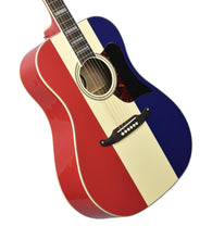 Fender Buck Owens Kingman Acoustic-Electric Guitar in Red White and Blue CAXA250118