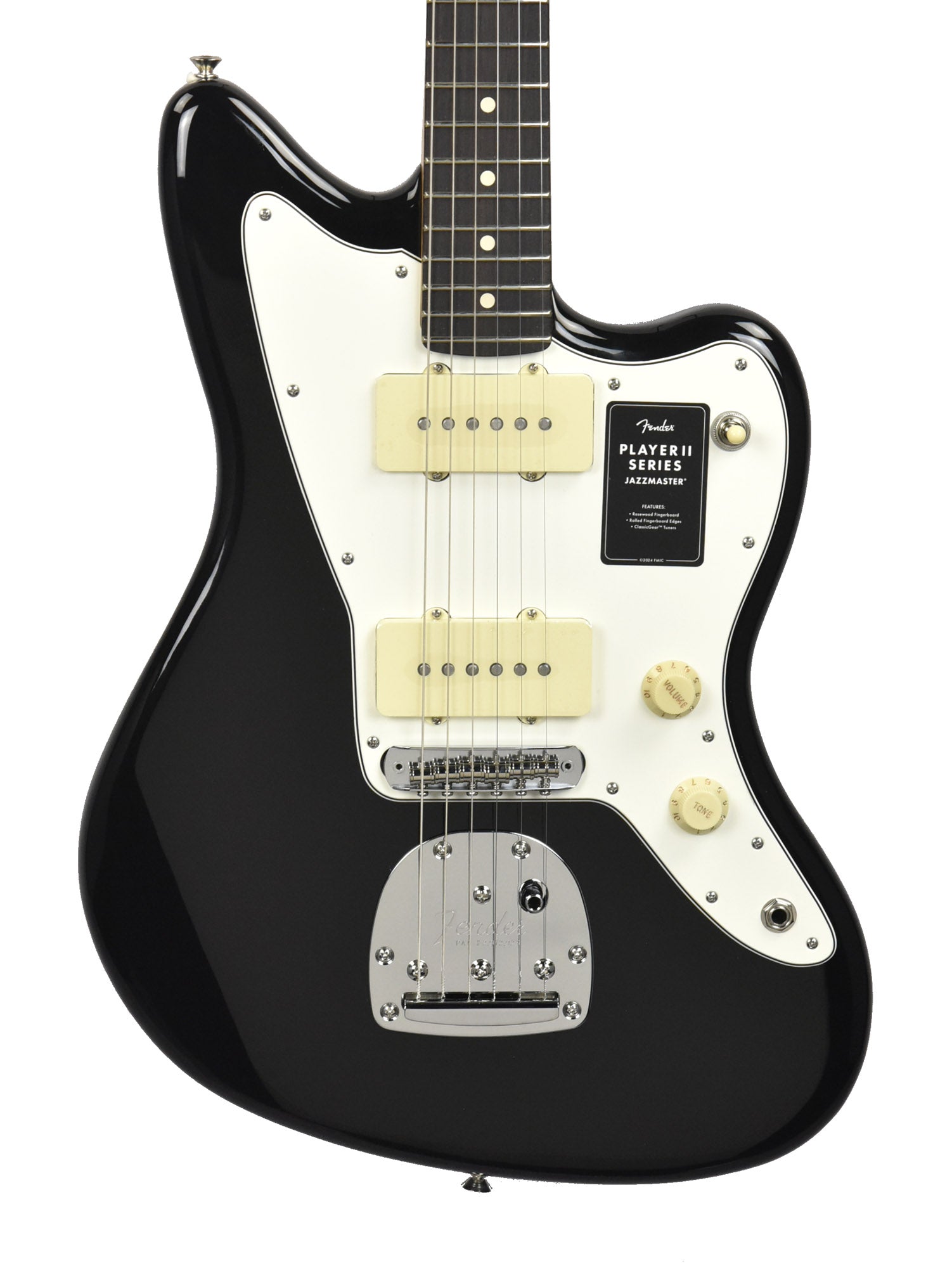 Fender Player II Jazzmaster Electric Guitar in Black MX25051940– The Music Gallery