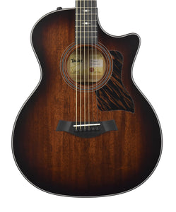 Taylor 324ce Baritone-6 Ltd Grand Auditorium Acoustic-Electric in Shaded Edge Burst 1208185063